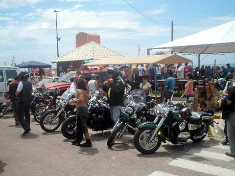 Encontro reúne motociclistas em Atlântida Sul