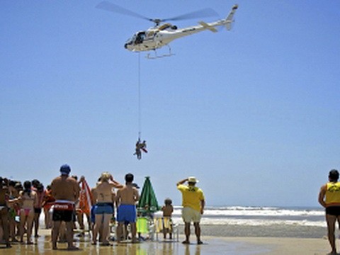 Brigada Militar realiza treinamento aéreo para a Operação Golfinho