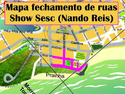 Ruas serão interrompidas para show em Torres