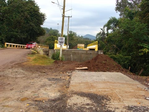 Ponte Caraá-centro: começa construção das cabeceiras