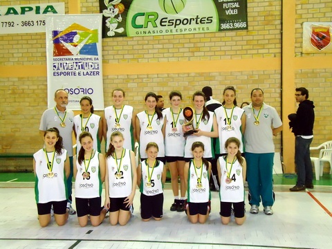CR Esportes/Osório é campeã estadual de basquete sub-14