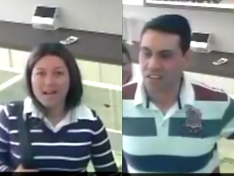 Câmeras flagram ação de casal em furto a ótica de Osório (veja o vídeo)