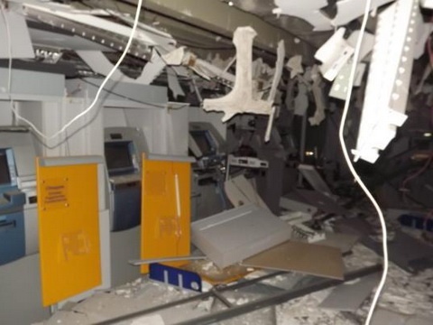 Quadrilha explode agência bancária em Torres (veja vídeo)