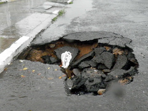 Chuva causa transtornos em Osório