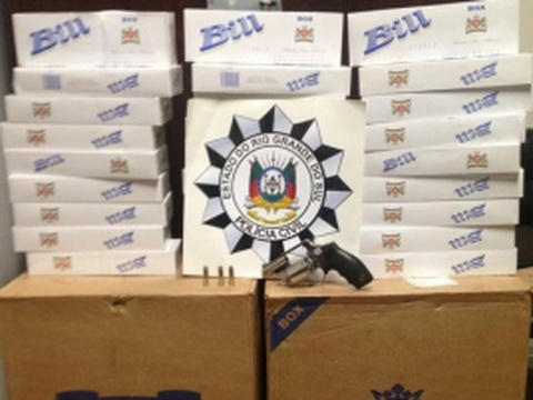 Polícia Civil prende em flagrante comerciante com 1000 maços de cigarro contrabandeados do Paraguai