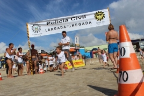 Policia Civil segue as atividades com as crianças no Litoral