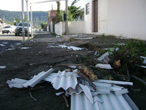 Vento causa estragos em Osório