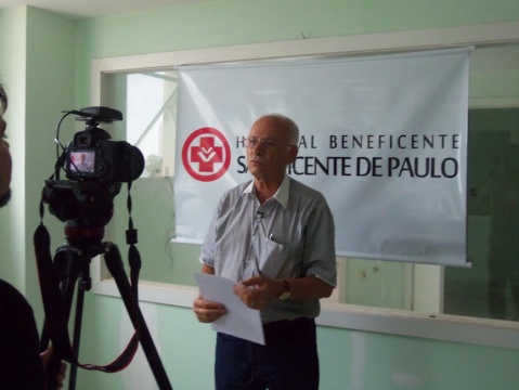 Representantes do Governo Gaúcho visitam obras da pediatria do hospital de Osório