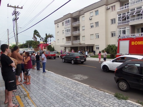 Apartamento tem princípio de incêndio no centro de Osório