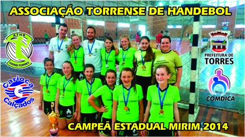 Handebol de Torres é campeão gaúcho na categoria mirim