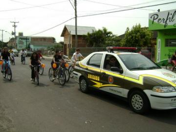 Conscientização de trânsito seguro realizado em Osório