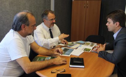 Reunião Corsan - Porto Alegre - Rossano, Abrahão e Marcus