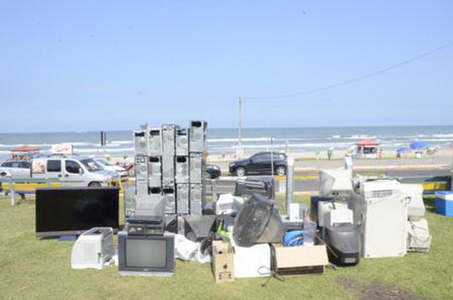 Coleta Lilás recolhe mais de uma tonelada de lixo eletrônico em Torres