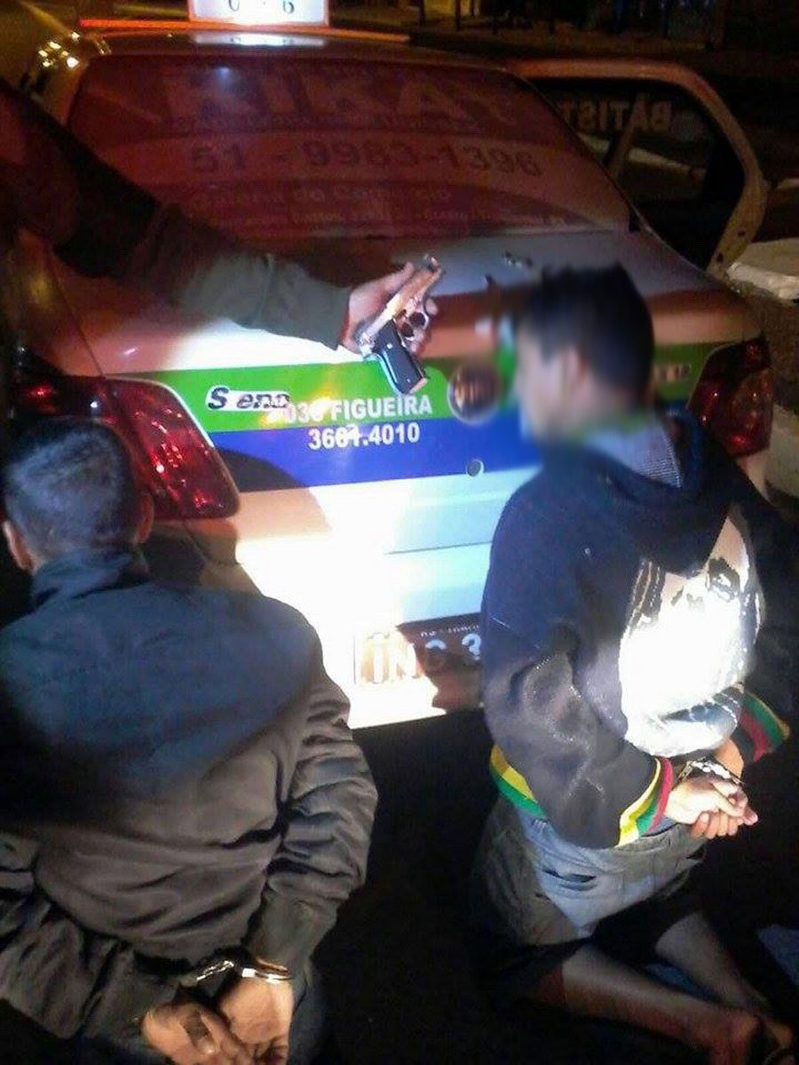 Taxista dá sinal de luz e foragido é recapturado pela BM em Tramandaí