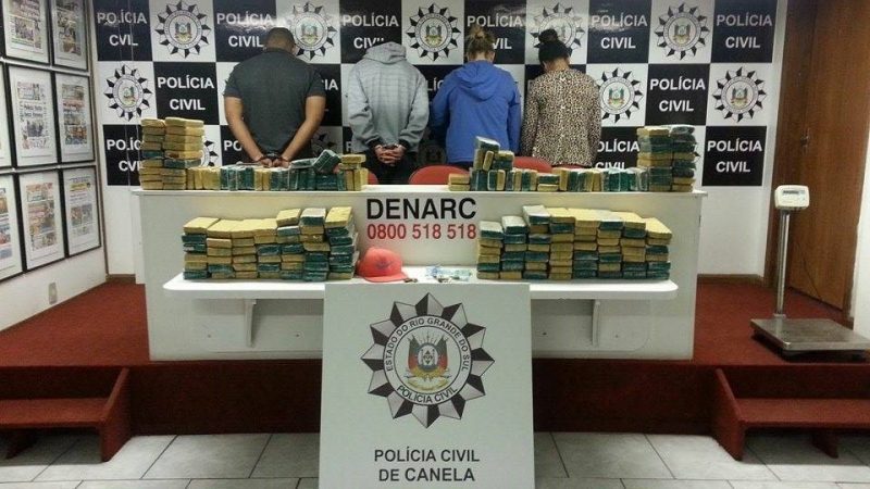 Grupo criminoso desbaratado com 120 kg de maconha em Torres possuía ramificação dentro da PASC