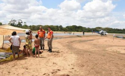 Defesa Civil do Baixo Guandu, Linhares e Colatina percorre a calha do Rio Doce para localizar moradores e banhistas e informar da chegada da enchente de lama Fred Loureiro - Secom - ES/Divulgação