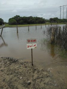 Osório: internauta reclama de situação de bairro e diz ter que andar mais de 15km para fugir de alagamentos