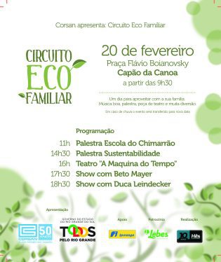 Circuito Eco Familiar marca encerramento do Verão Para Todos neste sábado