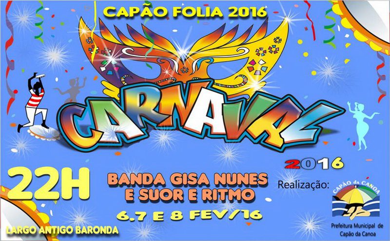 Capão da Canoa divulga programação do carnaval 2016