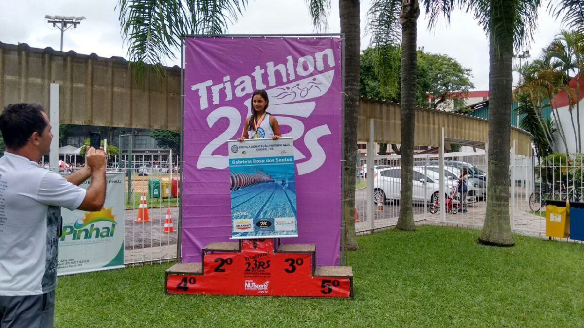 Natação de Osório participa da 1ª Etapa do Campeonato Estadual de Aquathlon