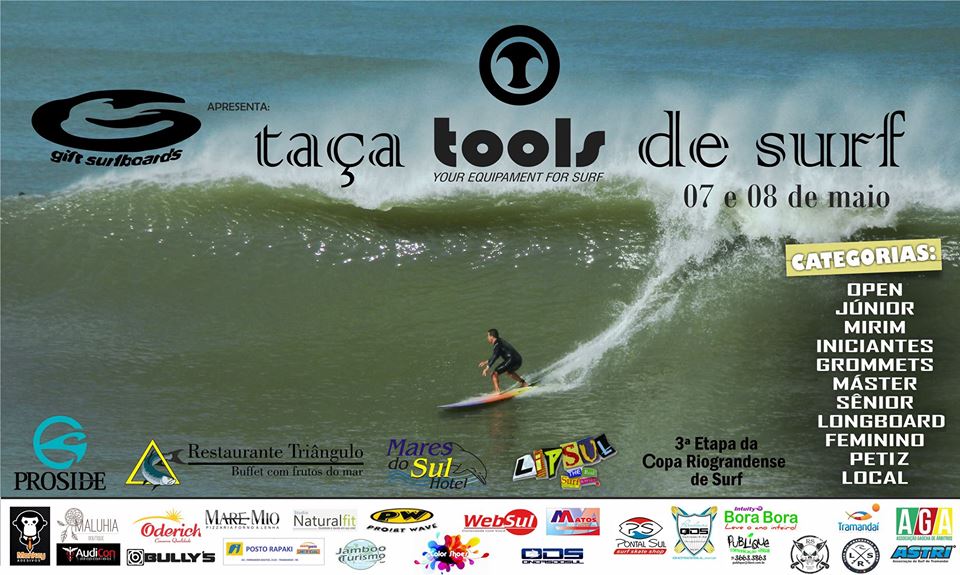 Gift Surfboards apresenta Taça Tools de Surf em Tramandaí