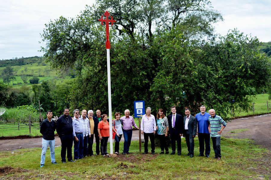 Inauguração da Cruz de Ferro no Caminho Gaúcho de Santiago em SAP