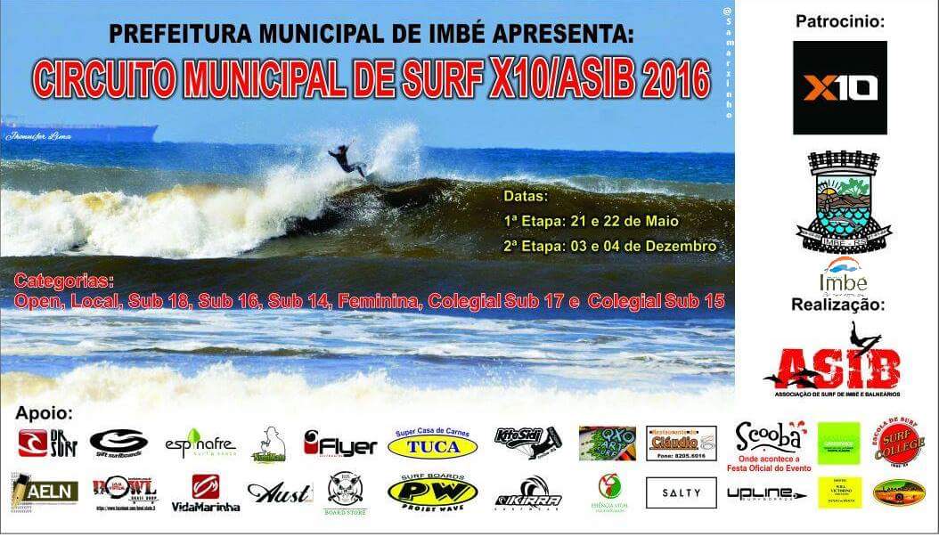 Circuito Municipal de Surf inicia neste final de semana em Imbé