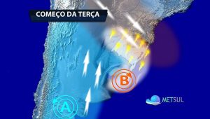 Metsul atualiza alerta de temporais no estado