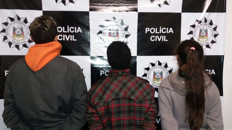 Operação conjunta prende três pessoas por tráfico de drogas em Palmares do Sul