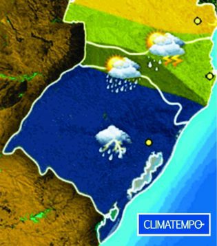 Semana vai ser de muita chuva e temporais no Rio Grande do Sul
