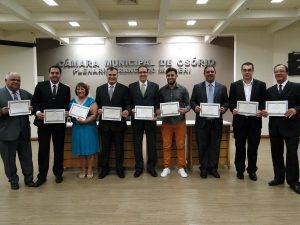 Câmara sediou diplomação de prefeito, vice-prefeito e vereadores eleitos em Osório