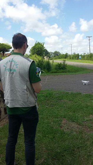 Fepam passa a contar com drone para auxiliar operações de fiscalização