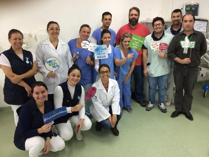 Hospital realiza campanha de higienização de mãos em Tramandaí