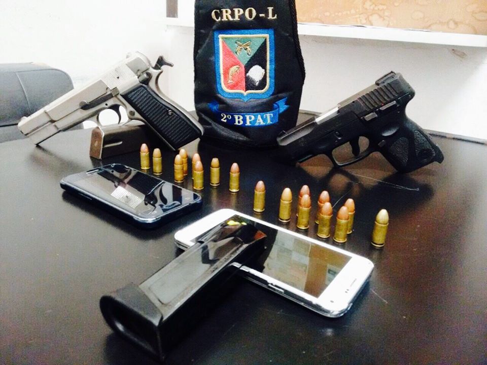 Presos com armas homens que ameaçavam moradores de bairro em Torres