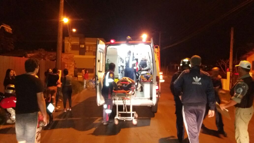 Acidente envolvendo moto e bicicleta deixa dois feridos em Osório