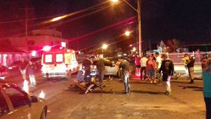 Acidente envolvendo moto deixa dois feridos em Tramandaí