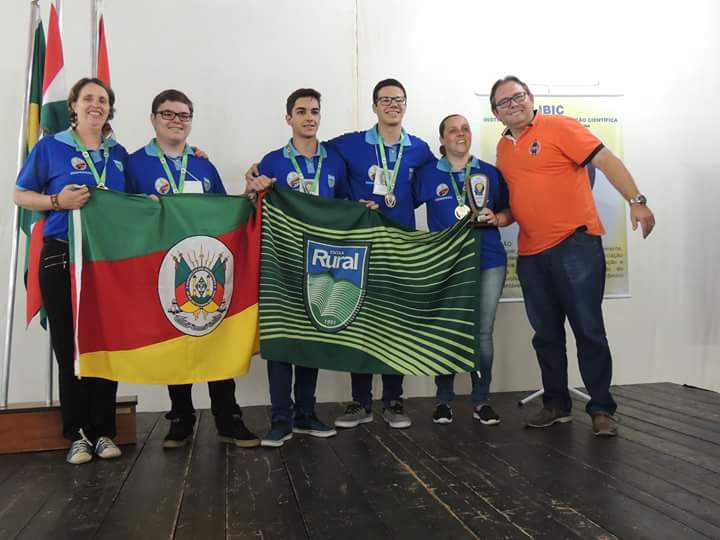 Alunos e professores da escola Rural de Osório são premiados na II Feira Brasileira de Iniciação Científica