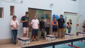 Natação de Osório recebe atleta olímpico em suas instalações