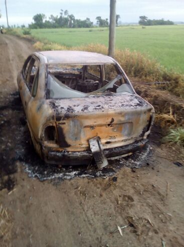 Carro de pai de santo assassinado em Tramandaí é localizado incendiado