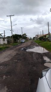 Internauta reclama de péssimas condições de rua em Tramandaí