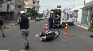 Motociclista fica ferido em mais um acidente de trânsito em Osório