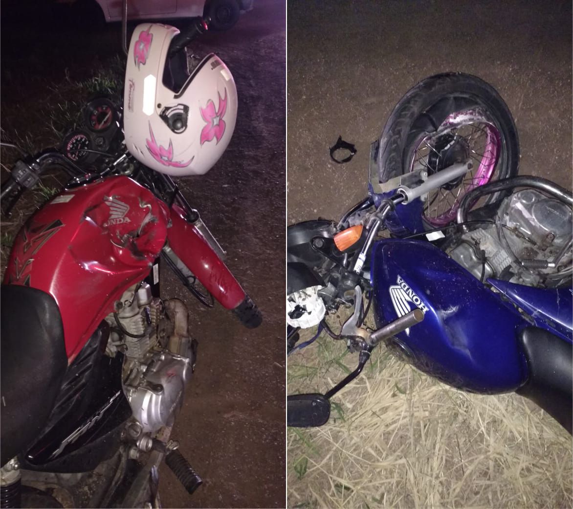 Colisão entre duas motos deixa mulher em estado grave em Osório
