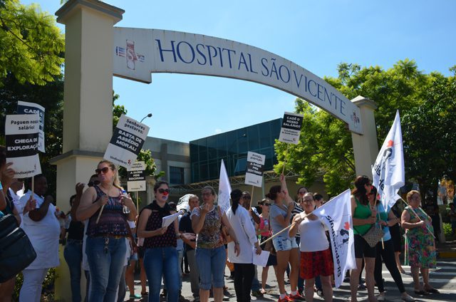 Trabalhadores do hospital de Osório entram em greve por tempo indeterminado