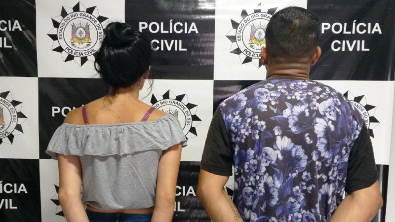 Preso casal suspeito de participação em homicídio em Tramandaí