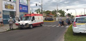 Colisão envolve ambulância do SAMU em Tramandaí