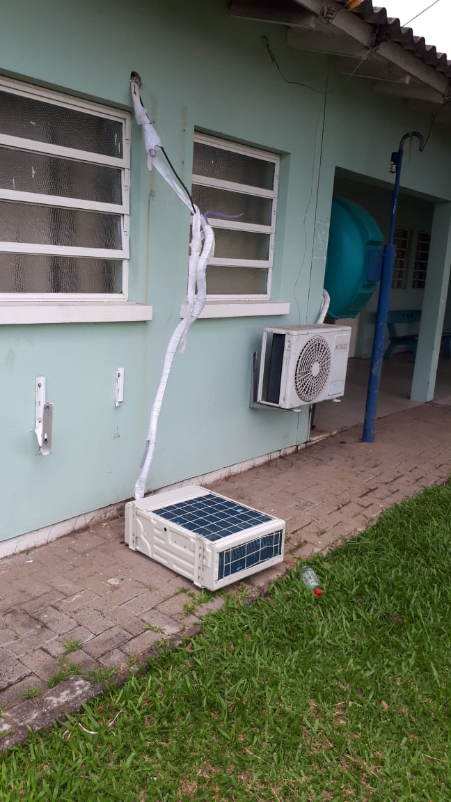 Homem é preso tentando furtar ar condicionado em posto de saúde de Osório