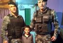 Menino realiza sonho de conhecer policiais militares em Osório