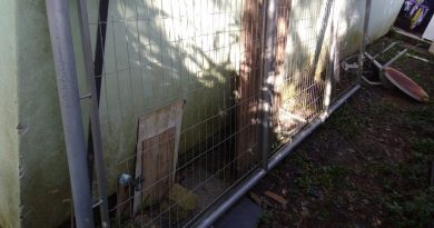 Nem portão de residência escapa da criminalidade em Osório
