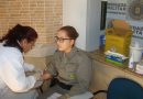 Hemocentro cadastro alunos-soldados da Esfes/Osório para doação de medula