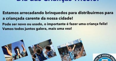 Consulado do Grêmio de Osório realiza "o dia das crianças tricolor"